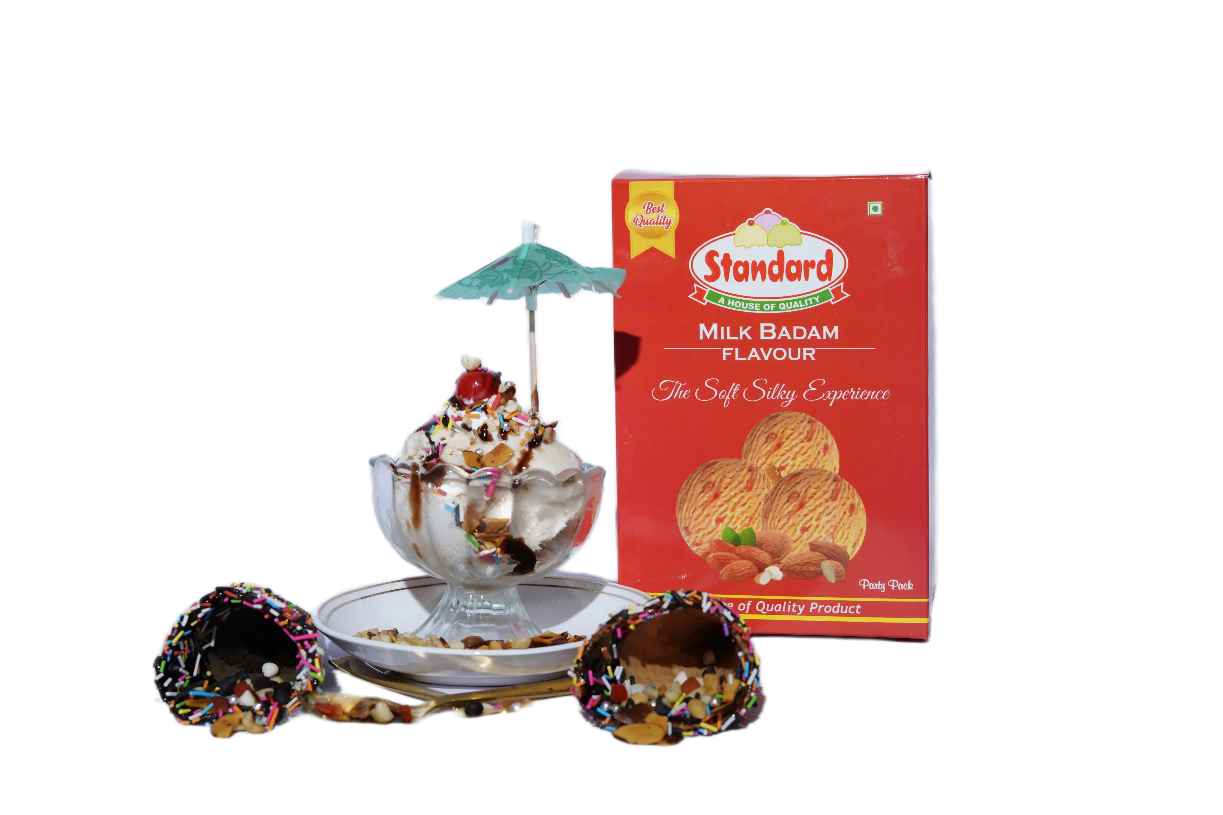 Milk Badam Ice Cream