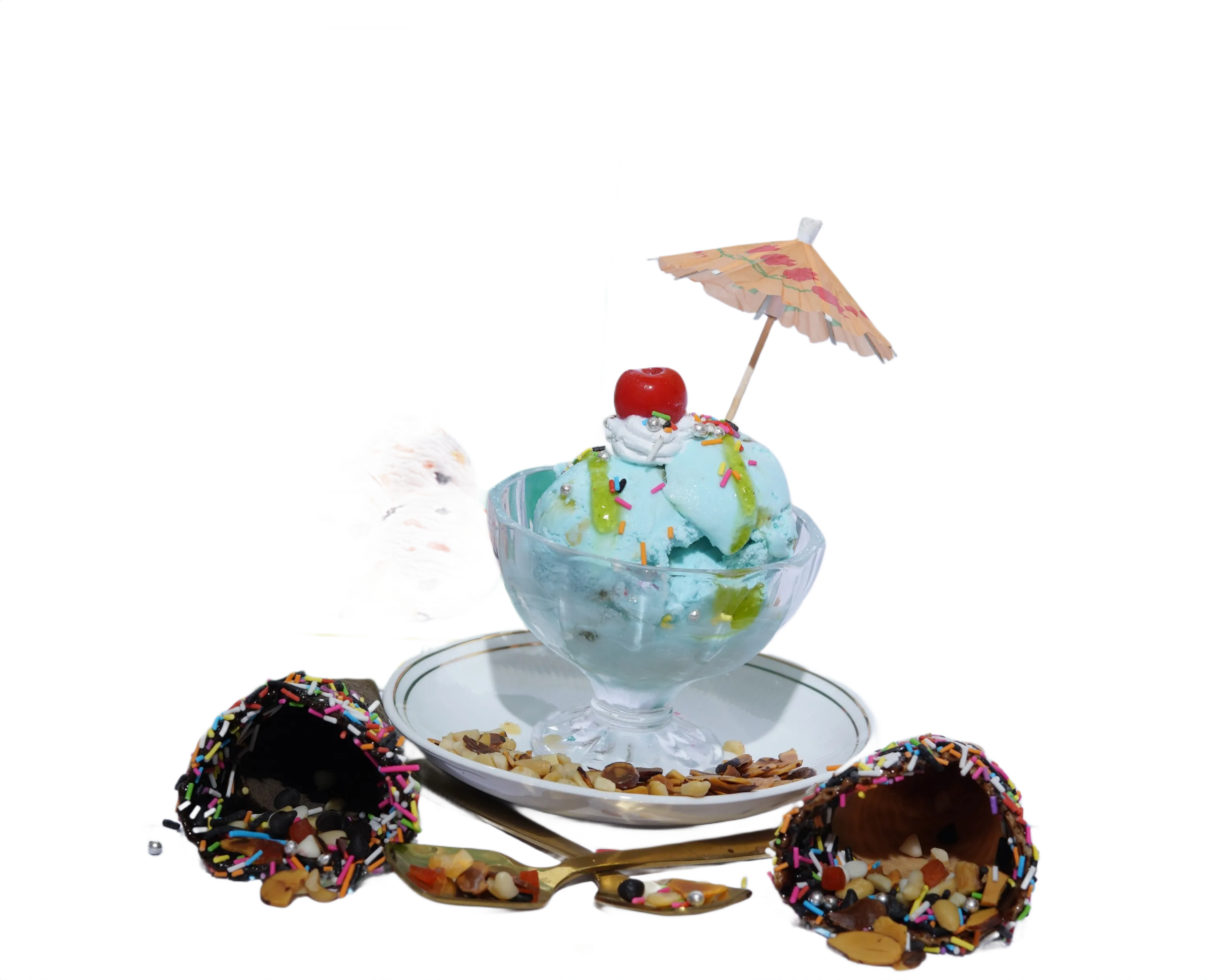 Fruit and Nuts Ice Cream