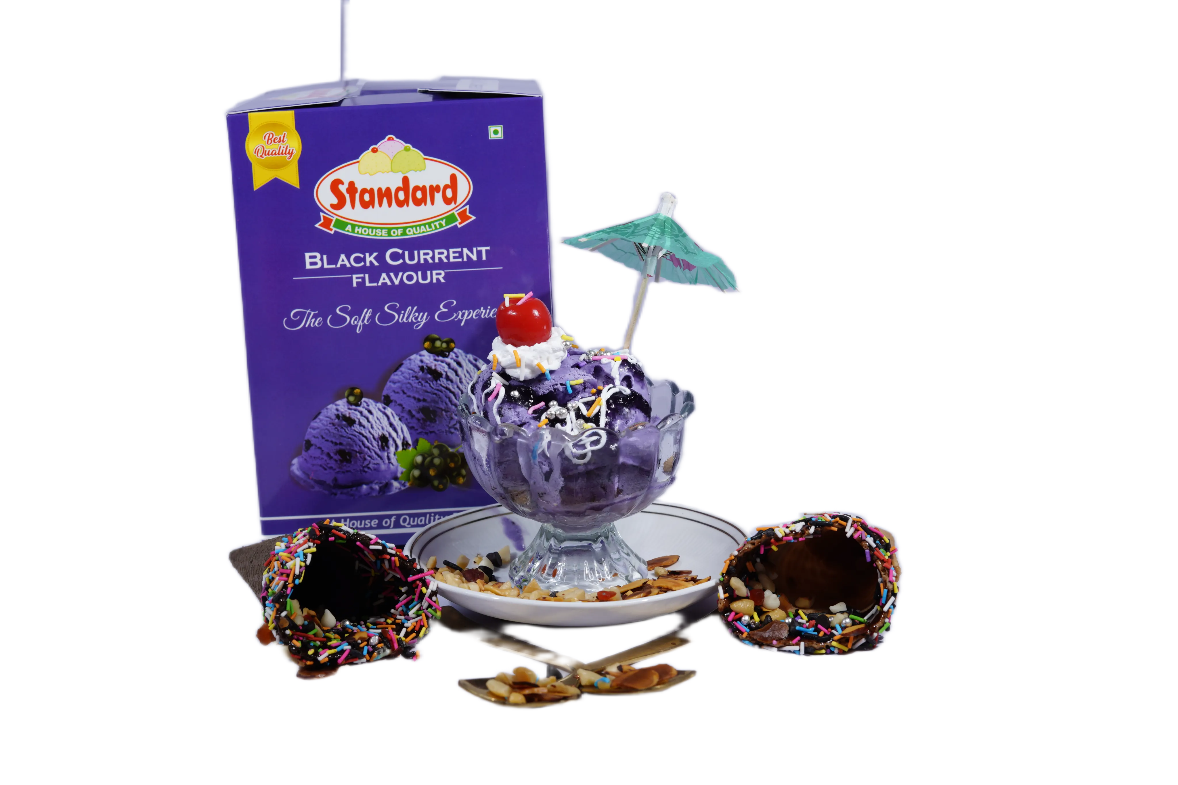 Black Current Ice Cream