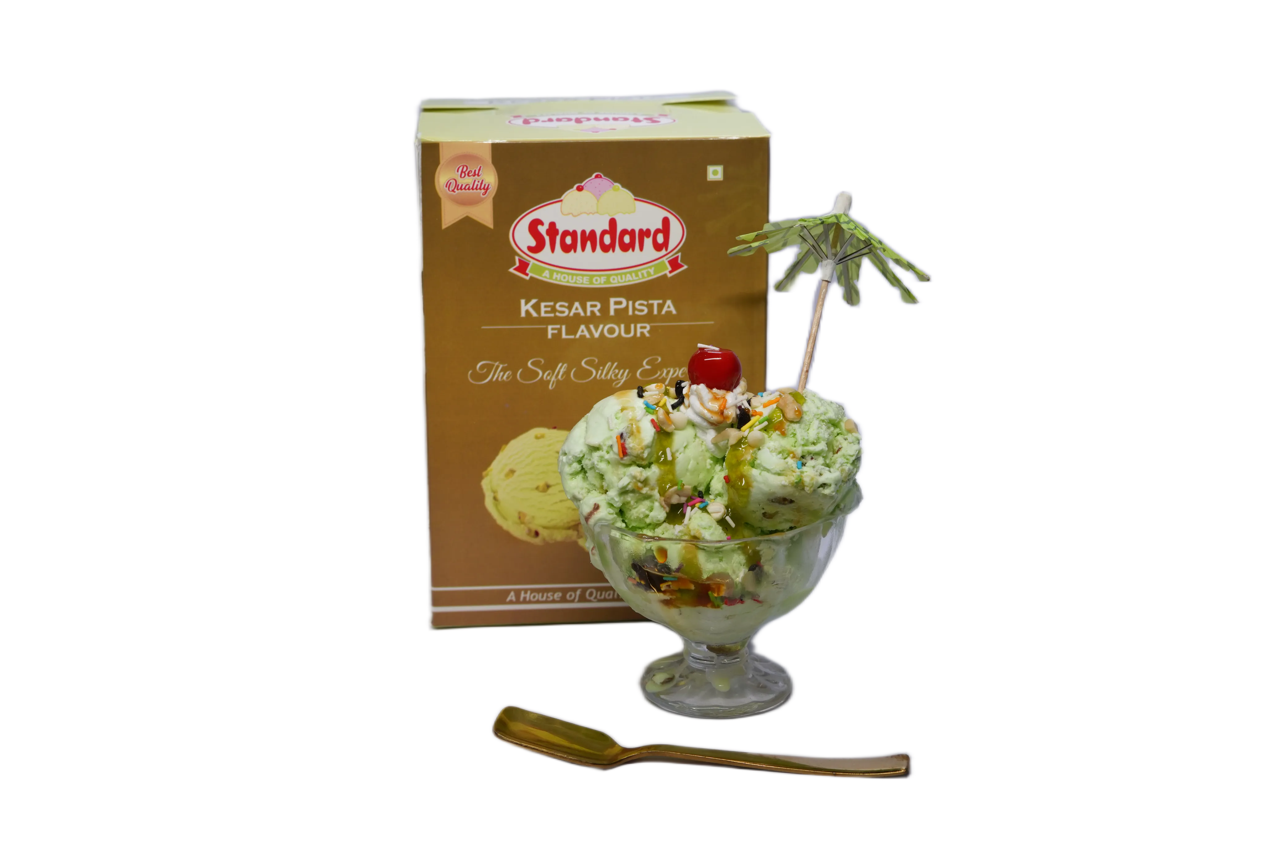 Kesar Pista Ice Cream